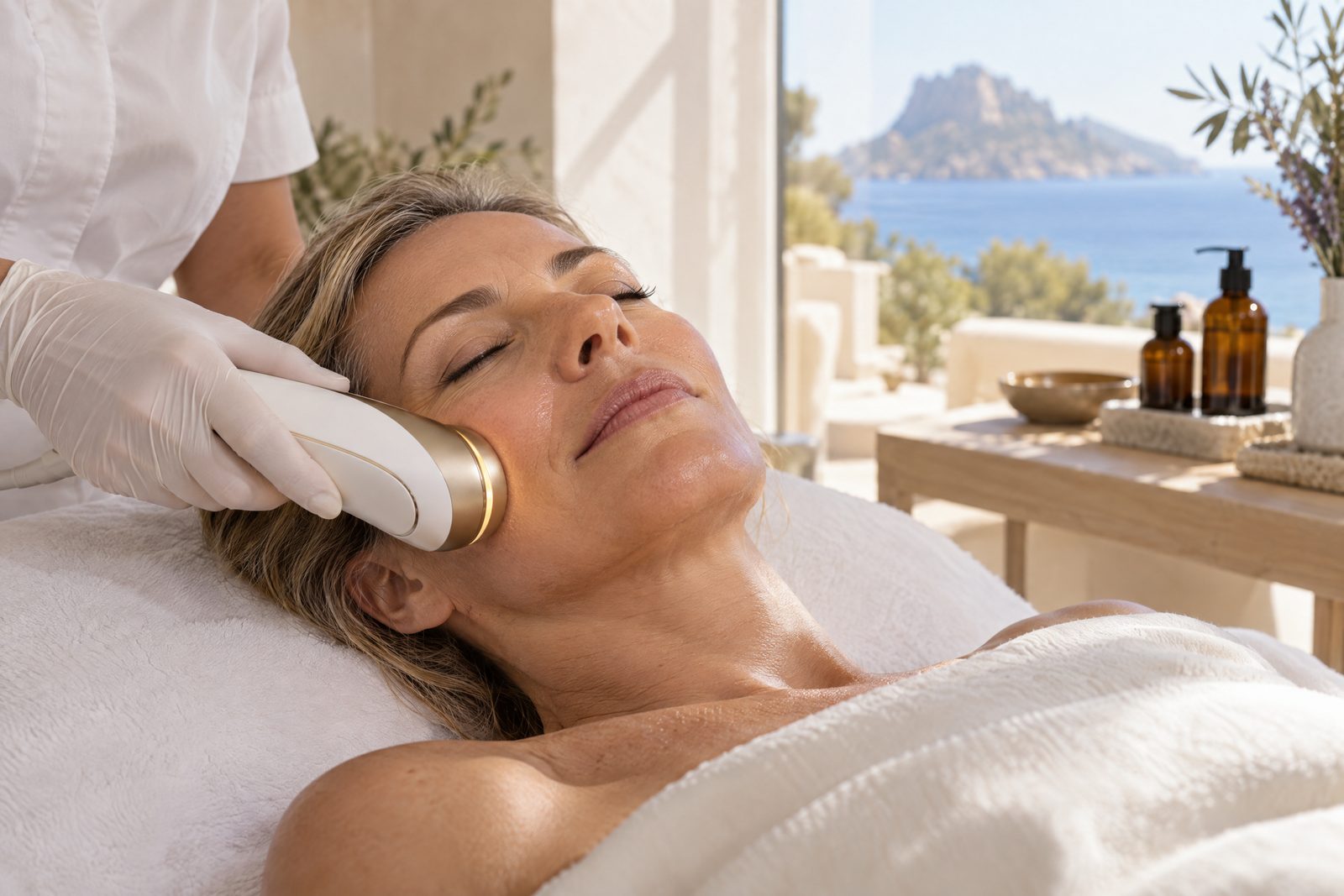 Dermapen y radiofrecuencia facial